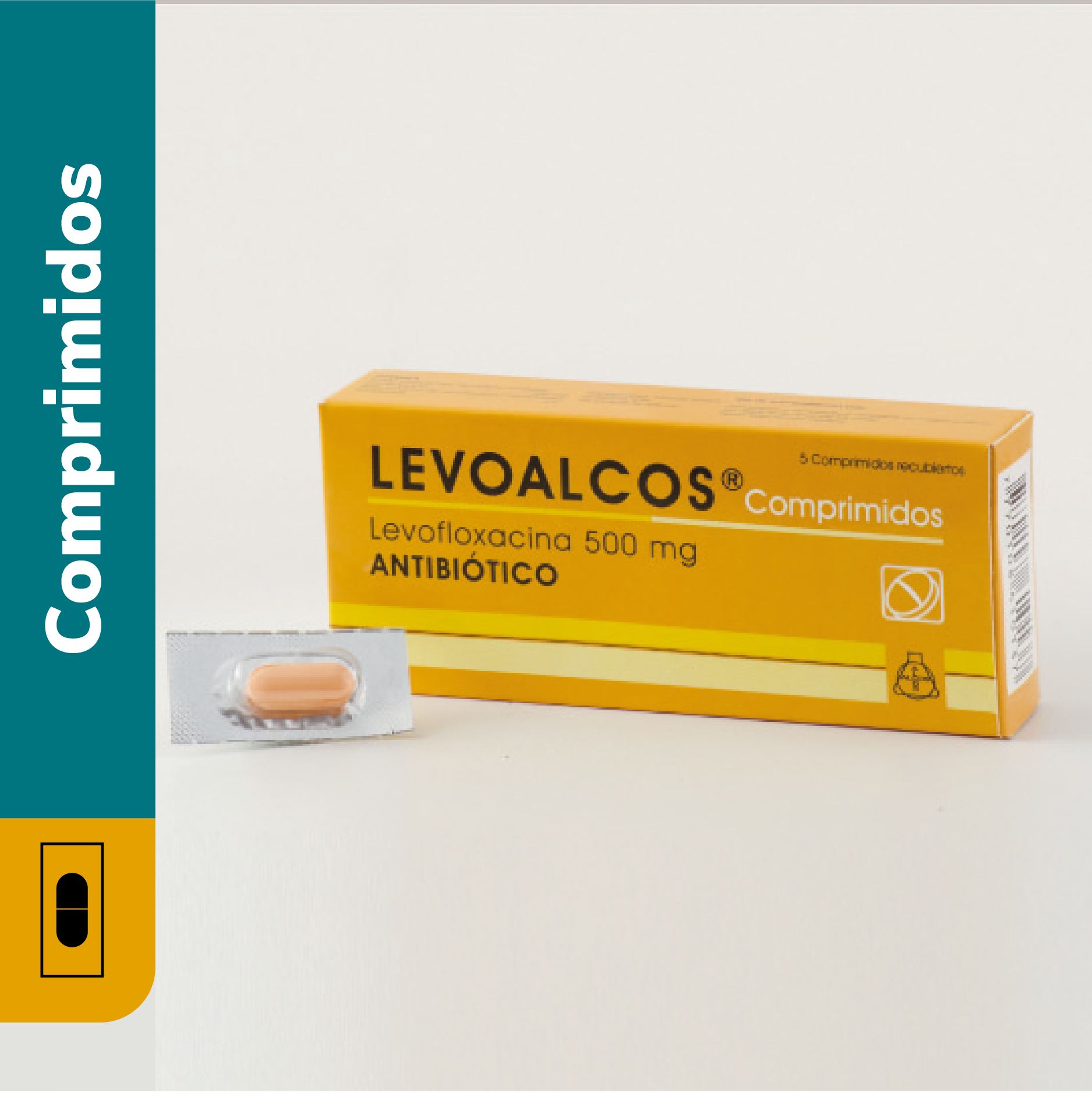 LEVOALCOS 500 MG CJA  X 5 COMP